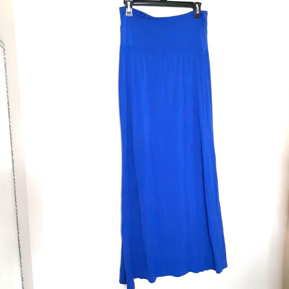 COPY - W Collection Blue Maxi Skirt-M